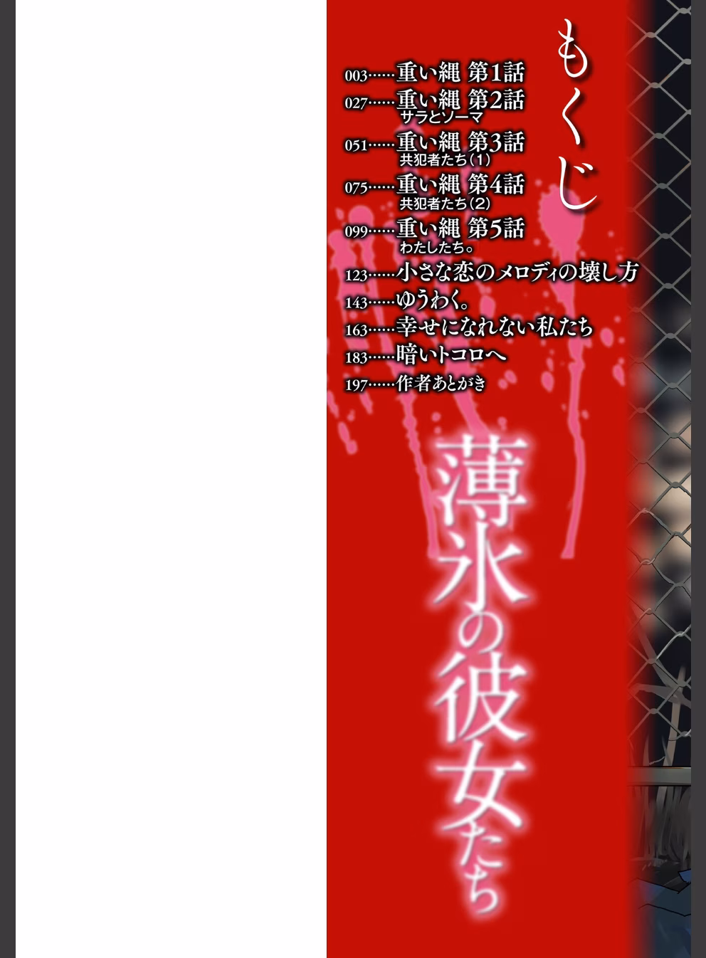 薄氷の彼女たち:1